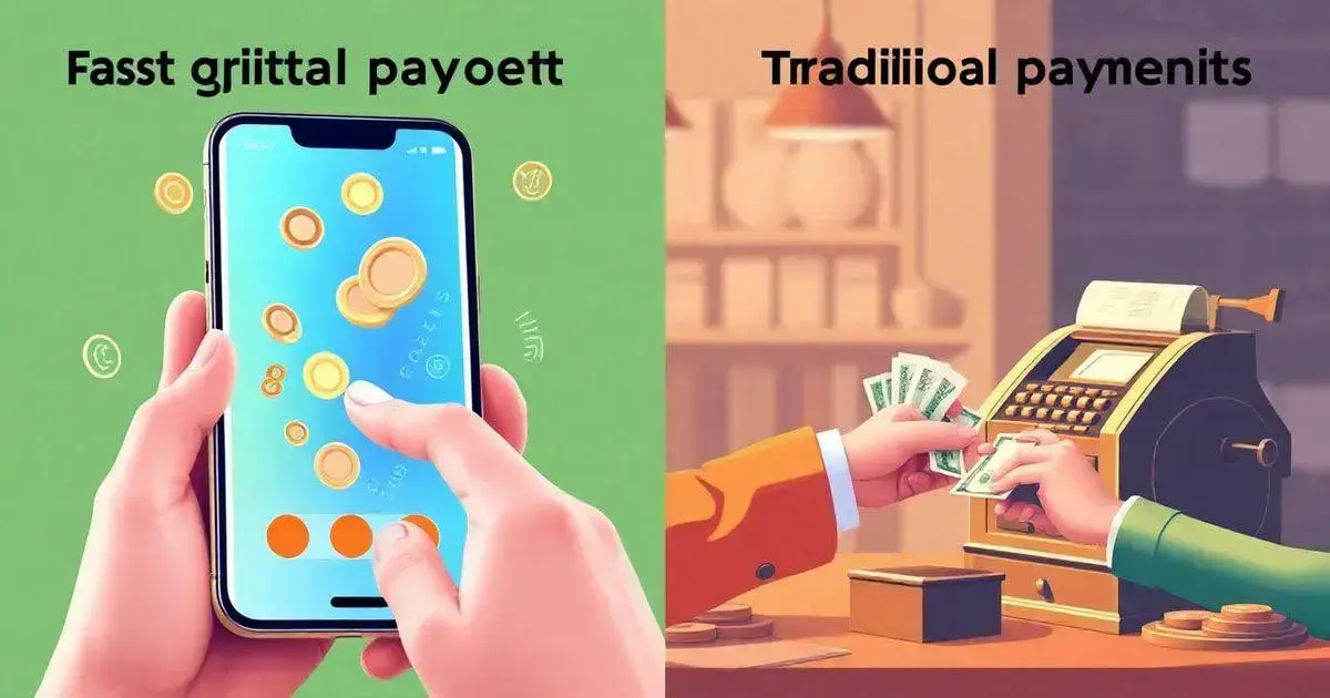 Comparing Fast Digital Payments with Traditional Payments