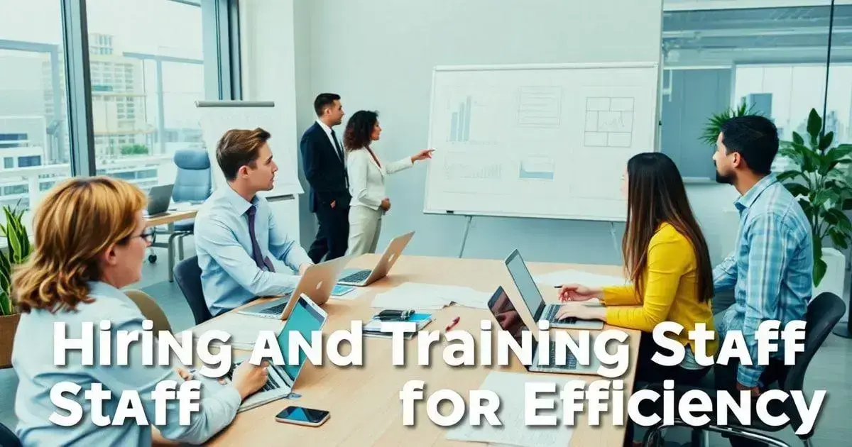 Hiring and Training Staff for Efficiency