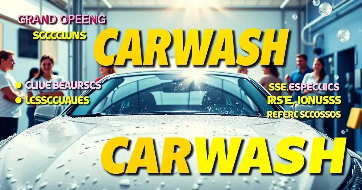 Marketing Strategies to Promote Your Carwash